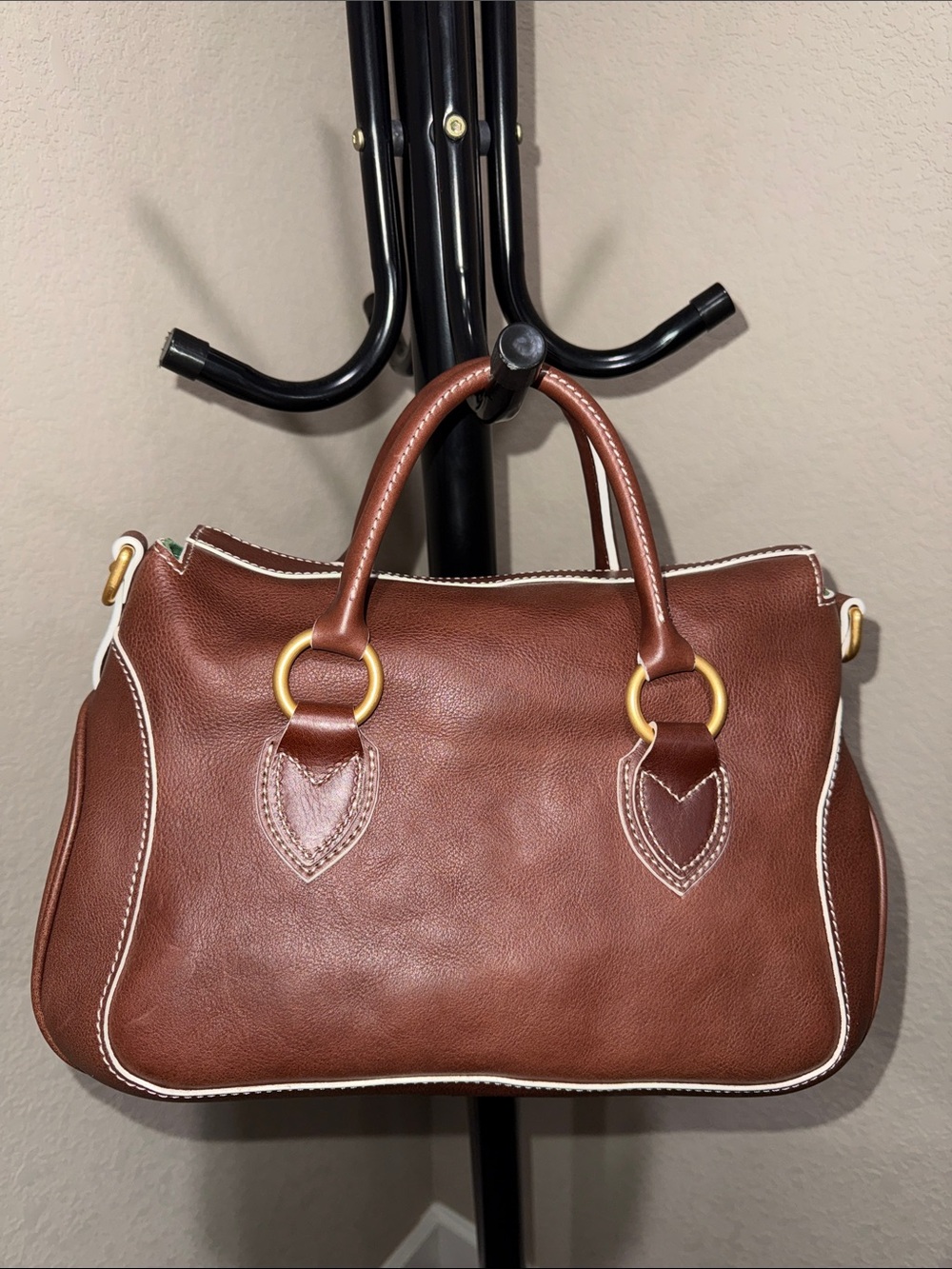 Dooney & Bourke NWT Chestnut Florentine Edge - Picture 3 of 14